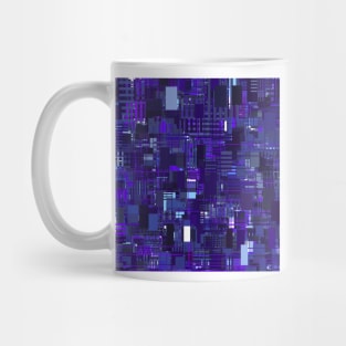 Night in the City Irregular Pattern Mug